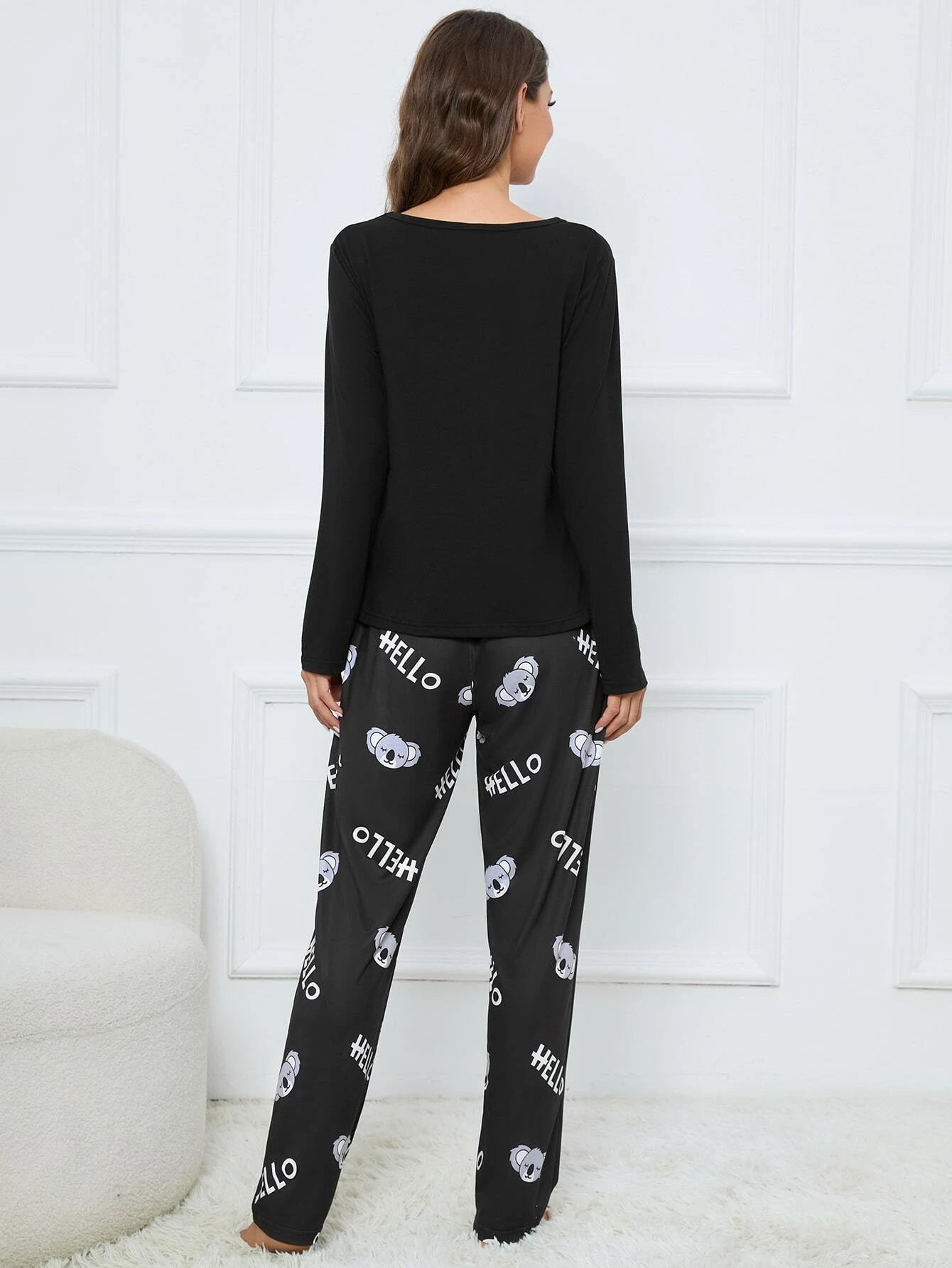 Pijama Longo Coala Katelyn
