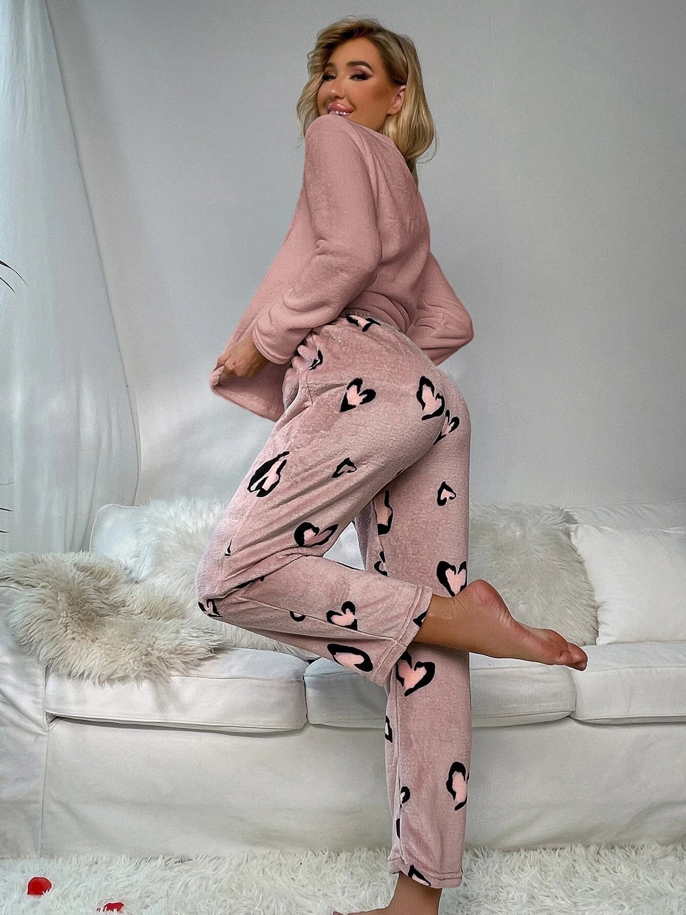 Pijama Longo Flanela Angel