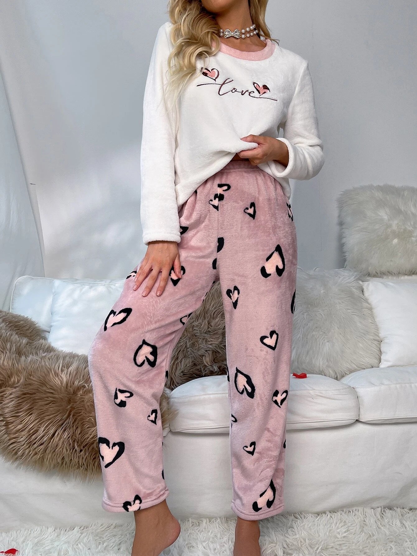 Pijama Longo Flanela Angel