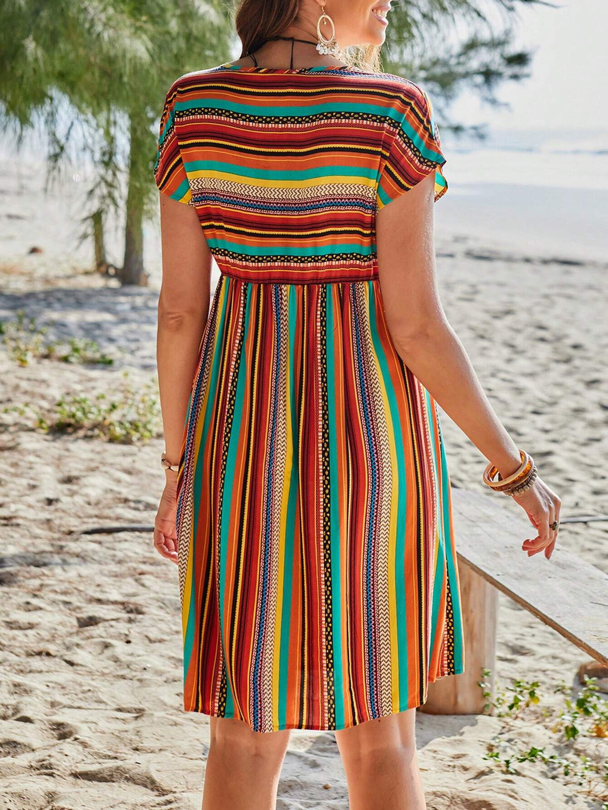 Vestido Listrado Tabatha