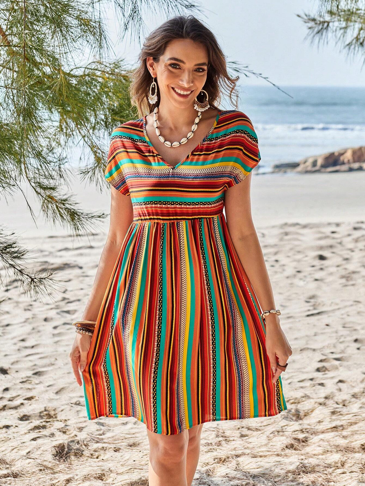 Vestido Listrado Tabatha