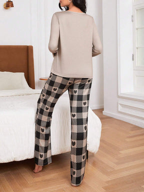 Pijama Longo Xadrez Stephaine