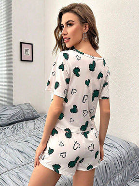 Pijama Curto Corações Alyssa