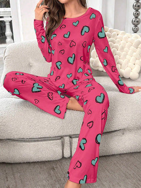 Pijama Longo Corações Kimberly