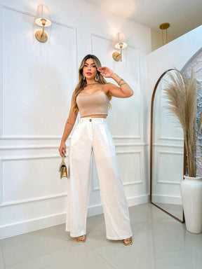 Calça Alfaiataria Pantalona Luana