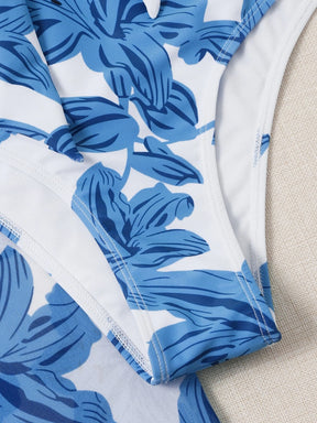 Conjunto De 3 Peças Biquíni Com Babado e Saia Com Detalhe De Amarração Geisa