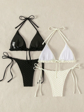 Kit 2 Conjuntos de Biquíni Cortininha