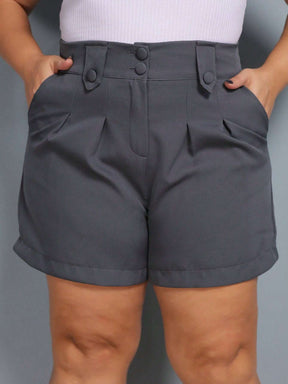 Short Alfaiataria Meia Coxa Plus Size Natali