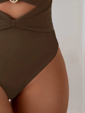 Maiô Com Decote Halter Sônia