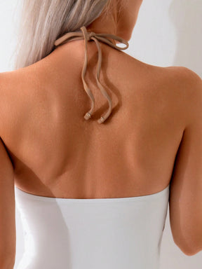 Maiô Com Decote Halter Sônia