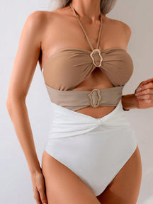 Maiô Com Decote Halter Sônia