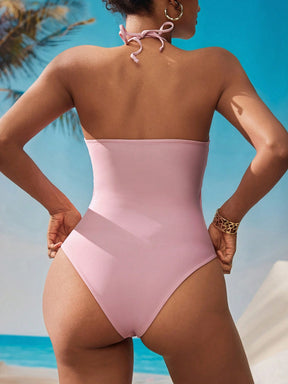 Maiô Com Decote Halter Sônia
