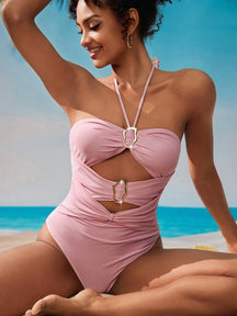 Maiô Com Decote Halter Sônia