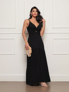 Vestido Longo Pipoca Layla Preto / P Vestidos Maxi Femininos