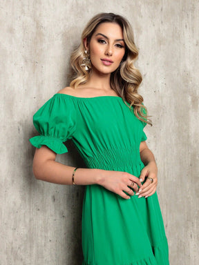 Vestido Midi Curto Larissa Vestidos Midi Femininos