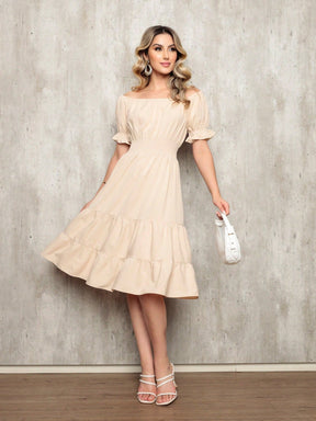 Vestido Midi Curto Larissa Vestidos Midi Femininos