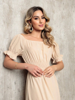 Vestido Midi Curto Larissa Vestidos Midi Femininos