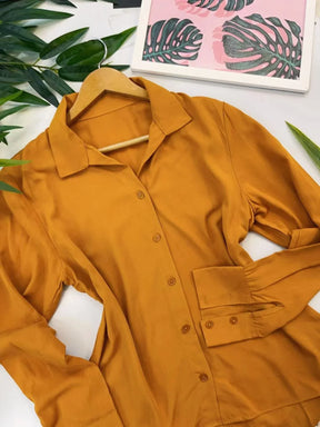 Camisa Social Manga Longa Com Botões Tatiane