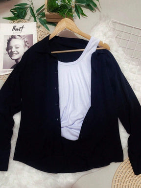 Camisa Social Manga Longa Com Botões Tatiane