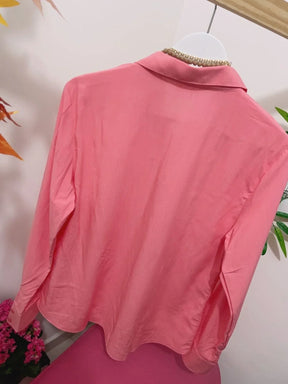 Camisa Social Manga Longa Com Botões Tatiane